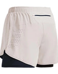 NEW Sport Shorts Men Sportswear 2 In 1 Short Pants Double-deck Beach Bottoms Summer Gym Fitness Training Jogging Running Shorts