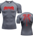 Men's T-shirt Men Running Sport T Shirt Men Compression Fitness Tops Tee Quick DryTight Training Gym Sport Running Shirts Jersey