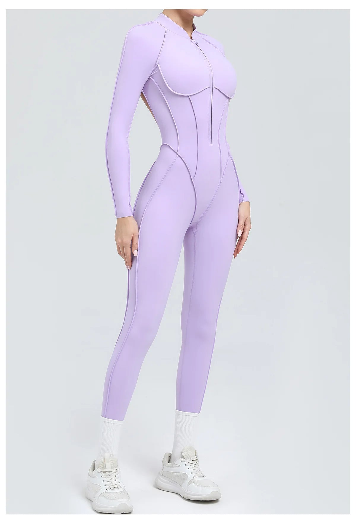 Yoga Suit Gym Set Women Training Sportswear Fitness Long Sleeved Sports Jumpsuit Women Push Up Female Workout Clothes Bodysuits