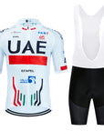 New 2024 UAE Cycling Jersey TEAM ITALIA Bike Maillot Jersey Shorts Set Ropa Ciclismo Men Women Summer Pro Bicycle Clothing