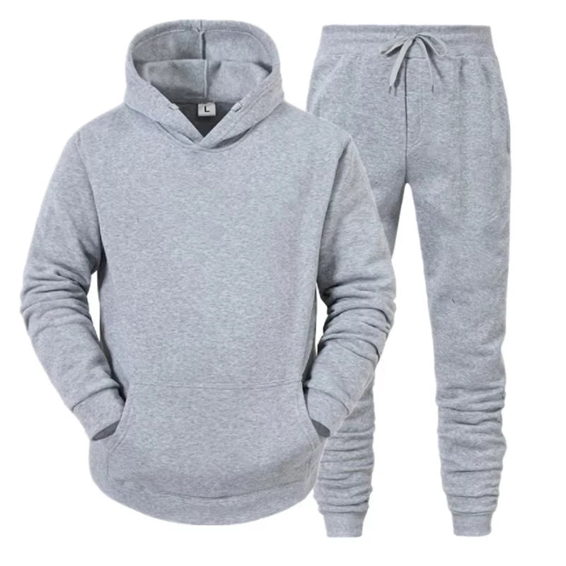 2025 New Men Sportswear Sweater  Hoodies + Pants Sports Clothing Spring Autumn Sets Jogging Trousers Running Male Tracksuits