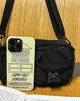 Sports Crossbody Bag, Workwear Style Design, Single Shoulder Bag, Multifunctional Lightweight Chest Bag, Mobile Phone Bag