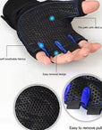 Fitness Half Finger Gloves Men And Women Wrist Guard Sports Dumbbell Riding Non Slip Horizontal Bar Exercise Training