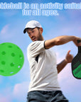 Pickleball Rackets Set Pickleball Paddle Set of 2 Rackets & 4 Pickleballs Balls Pickle-Ball Racquet with Balls Sports Accessory