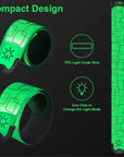 Night Running Armband LED Light Band Cycling Safety Armband Outdoor Sports Safety Arm Belt Leg Warning Rechargeable Wristband