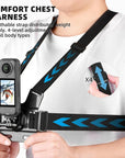 Accessories Kit for Insta 360 X5 X4 x3 Chest Mount Head Strap Backpack Clip Holder Wrist Strap for Insta 360 X5 X4 X3 Accessory