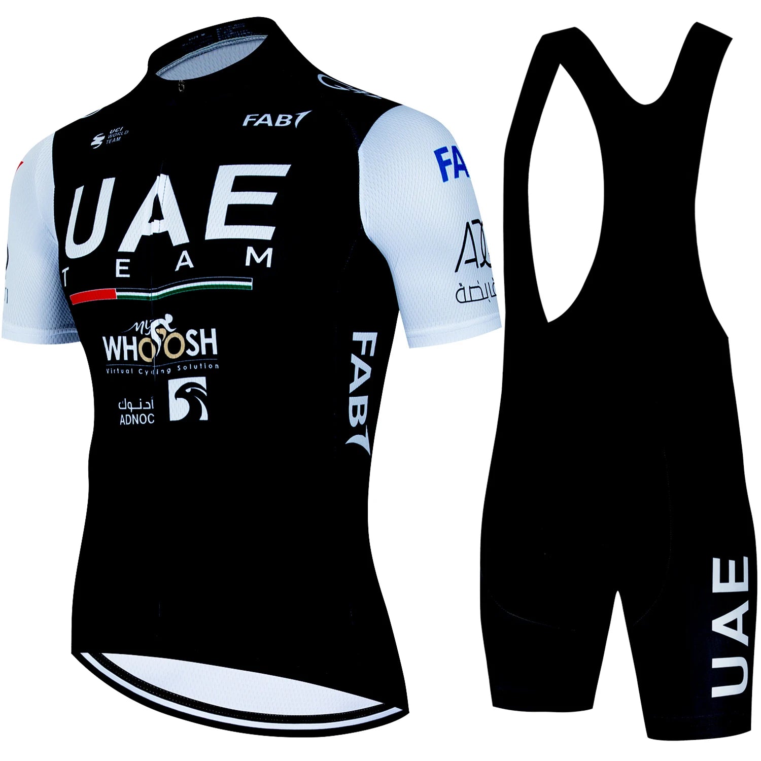 2025 UAE Cycling Jersey Set MTB Uniform Bike Clothing Summer Breathable Bicycle Shirt Ropa Ciclismo Bib Pants Maillot Ciclismo