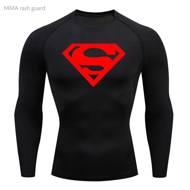 Sports Compression Shirt Men's T-Shirt Short Sleeve Quick Dry Summer Fitness Top Bodybuilder T-shirt Running Men's Gym Clothing