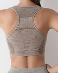 Women Sports Bras Yoga Top Vest High Shockproof Quick-drying Yoga Gym Running Fitness Underwear Ladies Seamless Sportswear