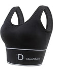 Sports Vest Women Gather Without Steel Ring Shockproof Underwear, Tube Top, Outer Wear, All-match U-shaped Beautiful Back, Big
