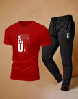 Men's casual sports outfit - T-shirt and pants - Men's underwear and sleepwear - Trendy and fashionable outfit Environmentally