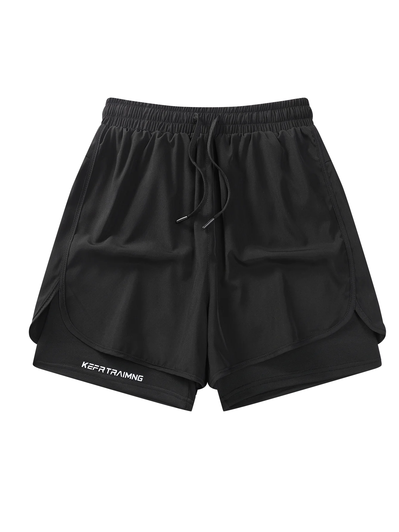 Summer New High Quality Ice Silk Shorts For Sports Quick Drying Fitness Men's Three Piece Running Basketball Shorts