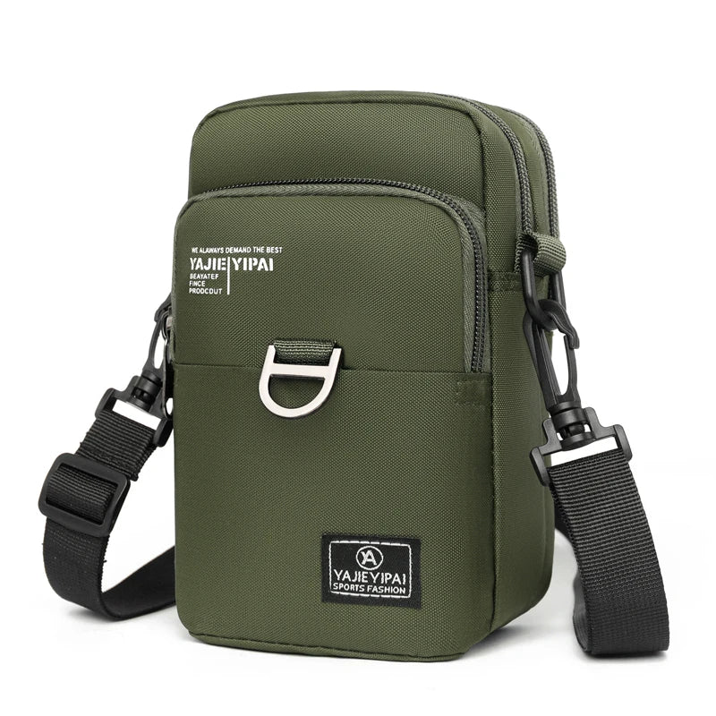 Sports Wallet Phone Bag Shoulder Bag Pouch Case Belt Handbag Purse Coin Wallet Retro Key Holder Small Money Bag