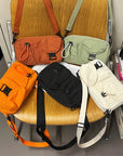 Sports Crossbody Bag, Workwear Style Design, Single Shoulder Bag, Multifunctional Lightweight Chest Bag, Mobile Phone Bag