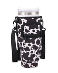 Shoulder Strap Water Bottle Holder Pouch Adjustable Multi Pockets Water Cup Bags with Phone Pocket Non-slip for 40oz Cup