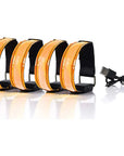 Outdoor Sports Night Running Armband LED Lamp USB Rechargeable Safety Belt Arm Leg Warning Wristband Cycling Bike Bicycle Light