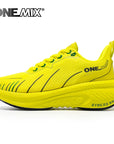 ONEMIX New Cushioning Running Shoes For Men Suitable Heavy Runners Lace Up Sports Women Non-slip Outdoor Athletic Male Sneakers