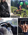 Gym Gloves Fingerless Gloves Anti-Slip Shock-Absorbing Breathable Gloves Sports Gloves for Training Lifting Weight Cycling
