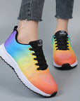 2025 Spring New Fashion Sneakers  Athletic Sneakers for Lady for Women Soft Walking Flats Non-slip Casual Sport Tennis Shoes