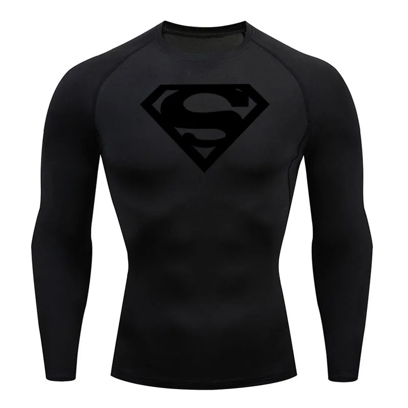 Sports Compression Shirt Men's T-Shirt Short Sleeve Quick Dry Summer Fitness Top Bodybuilder T-shirt Running Men's Gym Clothing