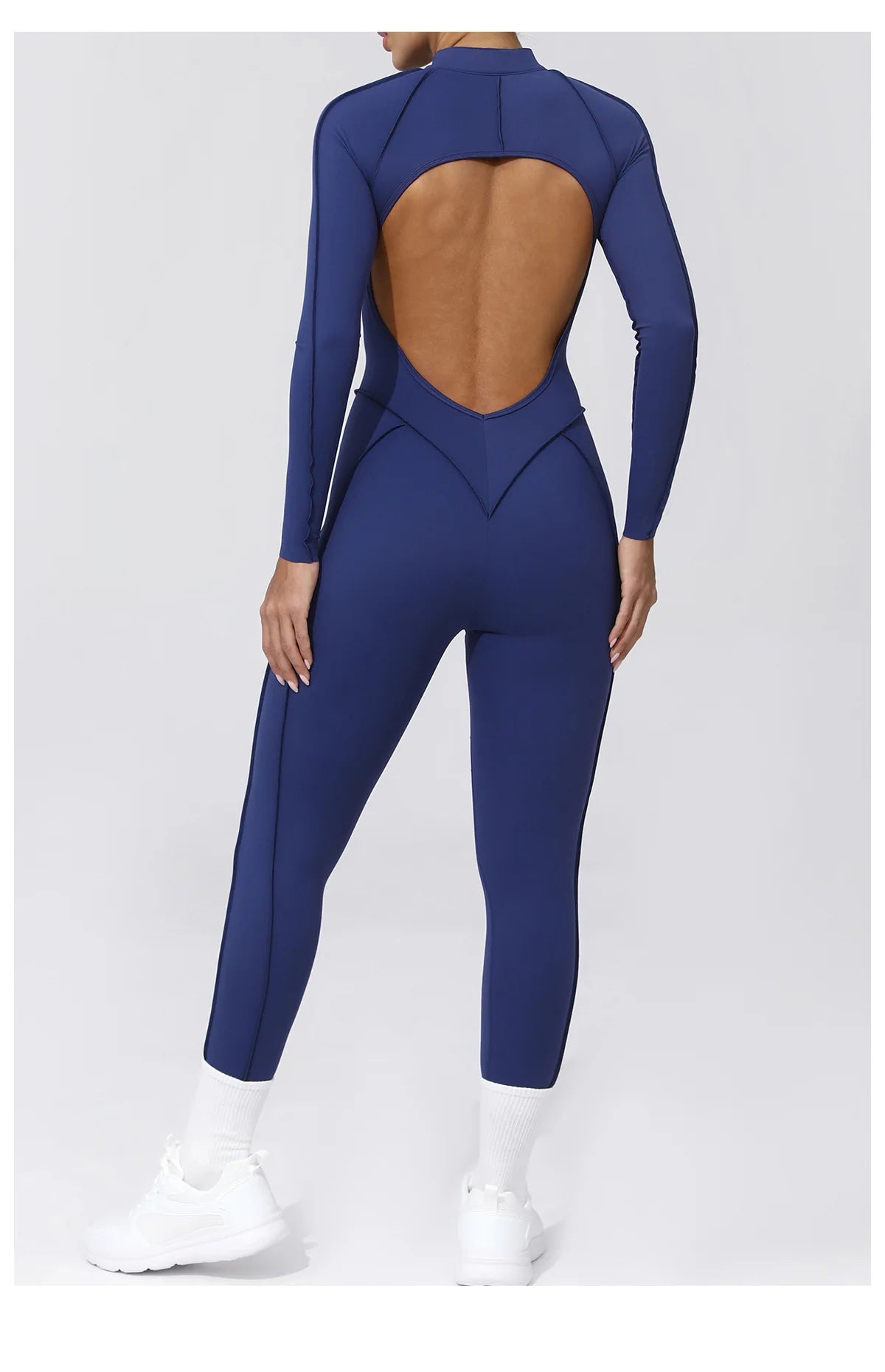Yoga Suit Gym Set Women Training Sportswear Fitness Long Sleeved Sports Jumpsuit Women Push Up Female Workout Clothes Bodysuits