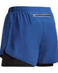 NEW Sport Shorts Men Sportswear 2 In 1 Short Pants Double-deck Beach Bottoms Summer Gym Fitness Training Jogging Running Shorts