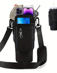 1/2/4 Piece 40oz Water Bottle Carrier Bag Pouch Cover for Thermos Water Bottle Holder Adjustable Shoulder Strap Mug Cover