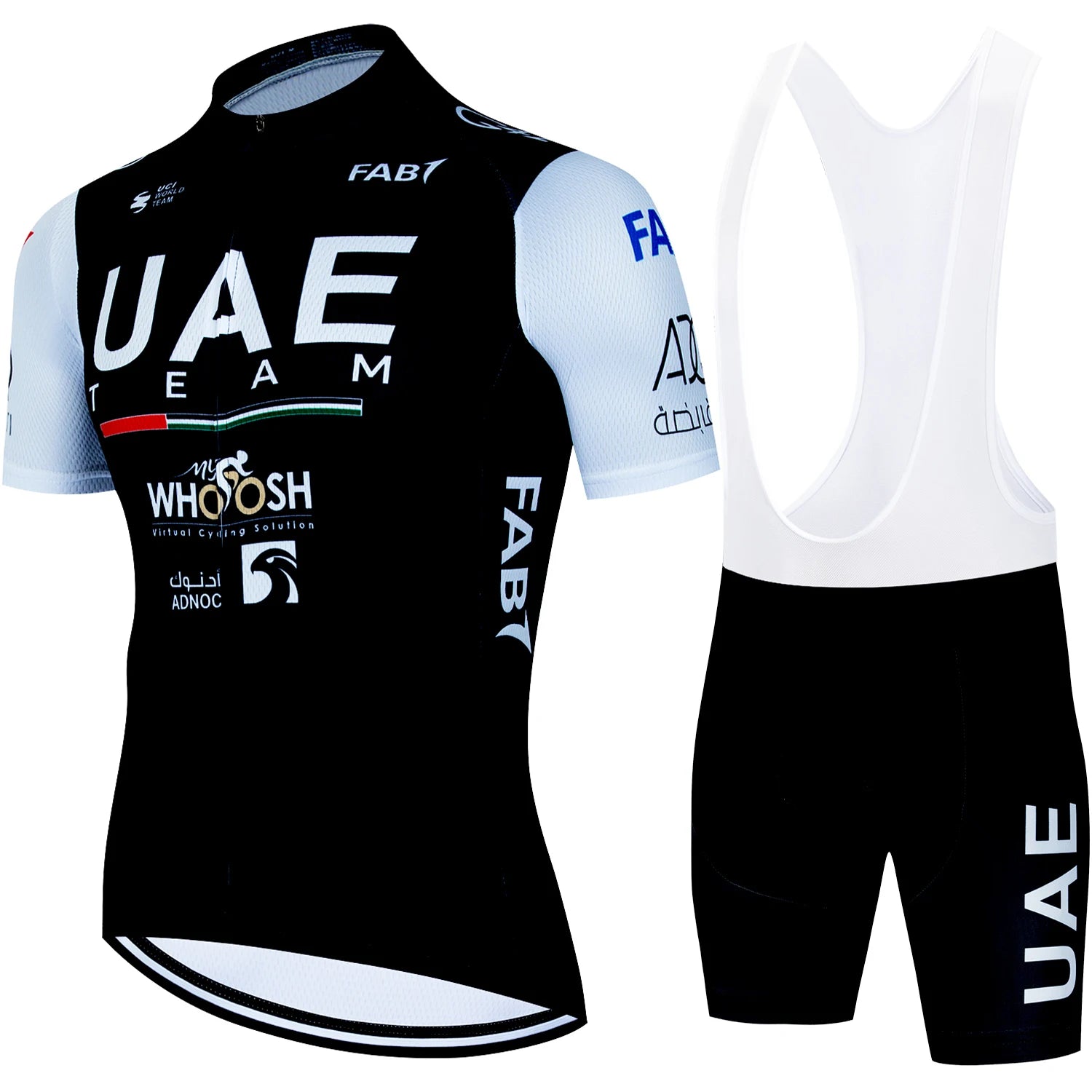 2025 UAE Cycling Jersey Set MTB Uniform Bike Clothing Summer Breathable Bicycle Shirt Ropa Ciclismo Bib Pants Maillot Ciclismo