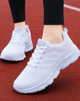 New Sneakers Women Casual Shoes Fashion Breathable Walking Mesh Flat Shoes Women 2024 Tenis Feminino White Ladies sports Shoes