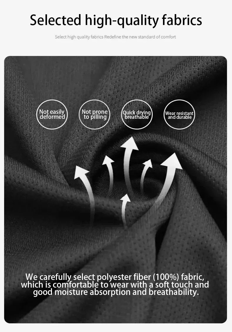 2026New Trendy Business Summer Men's Sports Set Casual Fitness Jogging Basketball Fashion Short Sleeve T-shirt + Shorts 2 Sets