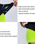 Men Sport Shorts Sportswear Double-deck Running Shorts 2 In 1 Beach Bottoms Summer Gym Fitness Training Jogging Short Pants Men