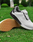 Golf Sneakers Men Waterproof Golfer Sport Shoes Women's Golf Non Slip Golfing Shoes Outdoors Golf Turf Comfortable Walking Shoes