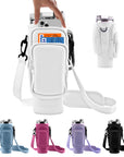 1pc Crossbody Bag Insulated Water Bottle Cover Sleeve for Stanley Cup Anti-fall 30oz/40oz Tumbler Protective Carrier Pouch Strap