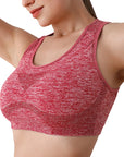Sports Women Bras Yoga Top Vest High Shockproof Quick-drying Yoga Gym Running Fitness Underwear Ladies Seamless Sportswear