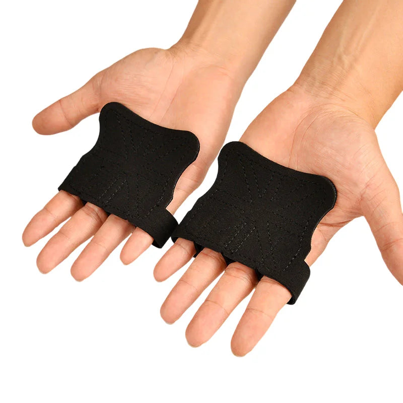 Fitness Four Fingers Gloves Breathable Anti-slip Shock Absorption Dumbbell Leather Weight Lifting Training Pal Men's And Women's