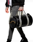 Sport Gym Bag for Women Men Shoulder Bags with Shoes Storage Pocket Fitness Training Waterproof Leather Travel Bag Handbag Daily