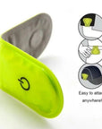 Outdoor Sports LED Safety Light Reflective Magnetic Clip On Strobe Reflector Warning Clip Night Running Shoes Collar Lamp Access