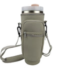 1/2/4 Piece 40oz Water Bottle Carrier Bag Pouch Cover for Thermos Water Bottle Holder Adjustable Shoulder Strap Mug Cover