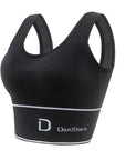 Sports Vest Women Gather Without Steel Ring Shockproof Underwear, Tube Top, Outer Wear, All-match U-shaped Beautiful Back, Big