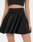 Women's High Waisted Tennis Mini Skirt Tennis Yoga Golf Sports Belt Safety Pants Pocket Comfortable and Breathable Sports Skirt