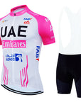 2025 UAE Cycling Jersey Set MTB Uniform Bike Clothing Summer Breathable Bicycle Shirt Ropa Ciclismo Bib Pants Maillot Ciclismo
