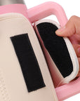 Shoulder Strap Water Bottle Holder Pouch Adjustable Multi Pockets Water Cup Bags with Phone Pocket Non-slip for 40oz Cup