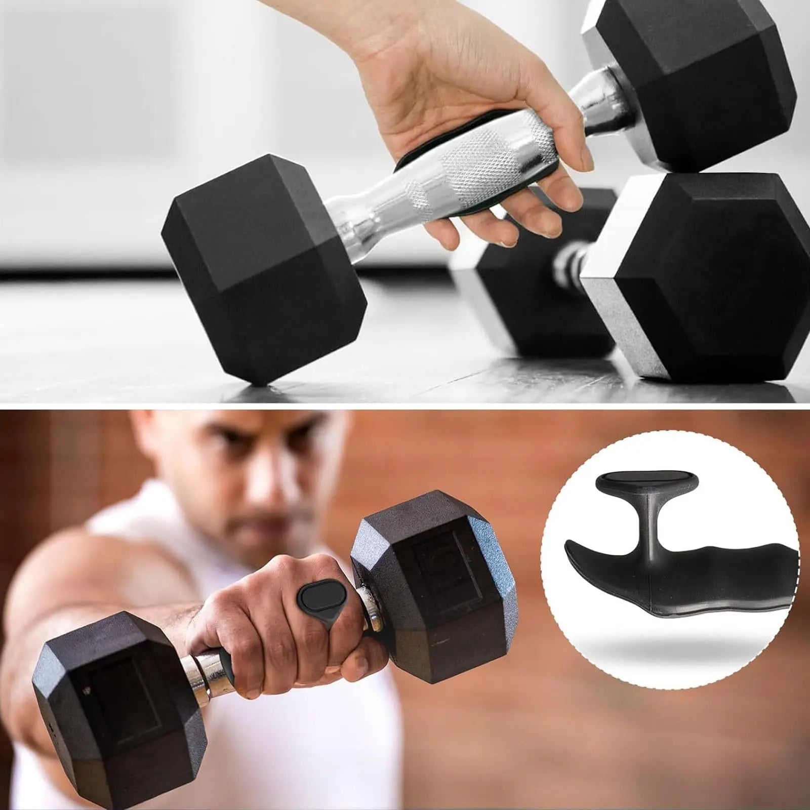 Gym Gloves Grip Strengthener Silicone Palm Grips Crosstraining Palm Grip Hand Protection for Gymnastics Weightlifting Exercise