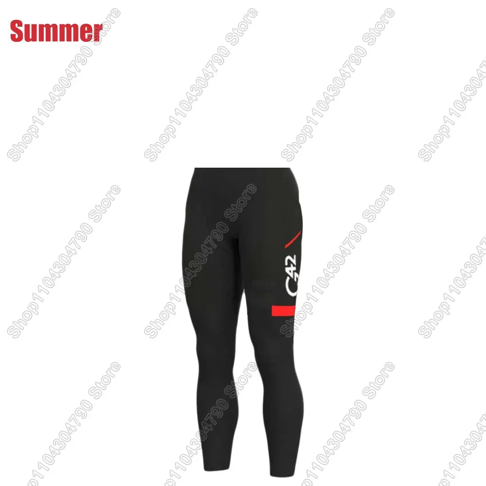 UAE Team Cycling Jersey 2026 Set Clothing Suit Winter Summer Mens Long Sleeve MTB Bike Road Pants Bib Ropa Ciclismo