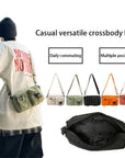Sports Crossbody Bag, Workwear Style Design, Single Shoulder Bag, Multifunctional Lightweight Chest Bag, Mobile Phone Bag