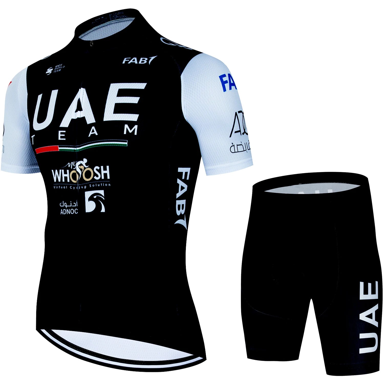 2025 UAE Cycling Jersey Set MTB Uniform Bike Clothing Summer Breathable Bicycle Shirt Ropa Ciclismo Bib Pants Maillot Ciclismo