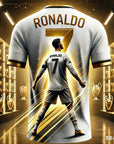 Ronaldo 2026 Commemorative T-Shirt AI Innovative Design Light Comfortable For Soccer Fans Sports Outdoor Daily Wear