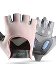 Bike Gloves for Fitness Cycling Half Finger Gloves Men Women Anti Slip Shock-Absorbing Ice Silk Yoga Sports Gym Gloves