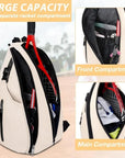 Oxford Tennis and Badminton Bag Outdoor Sports Training Shoulder Tennis Bag Pick Ball Paddle Backpack Crossbody Bags