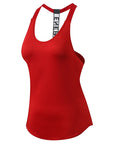 2024 Gym Tops Women's Sports Top Letter Backless Shirts Sleeveless Yoga Tops Fitness Running Quick Dry Tank Crop Top